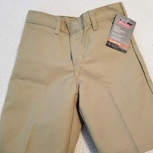 NWT Dickies Boys Flat Front Shorts